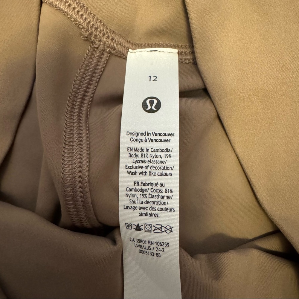 Lululemon Nulu high rise midi skirt in taupetastic - Picture 4 of 7